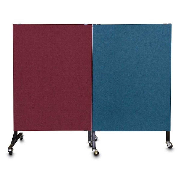 Enclosed Corkboard, 3 Door, 96"x48", 4" Fra